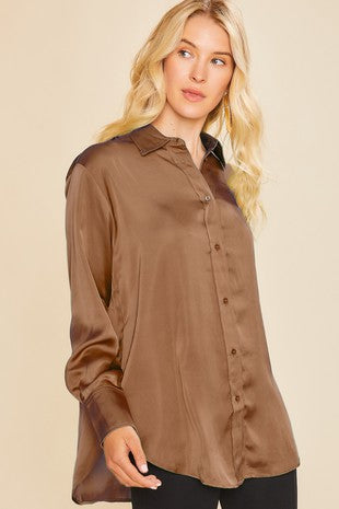 Pretoria Satin Blouse