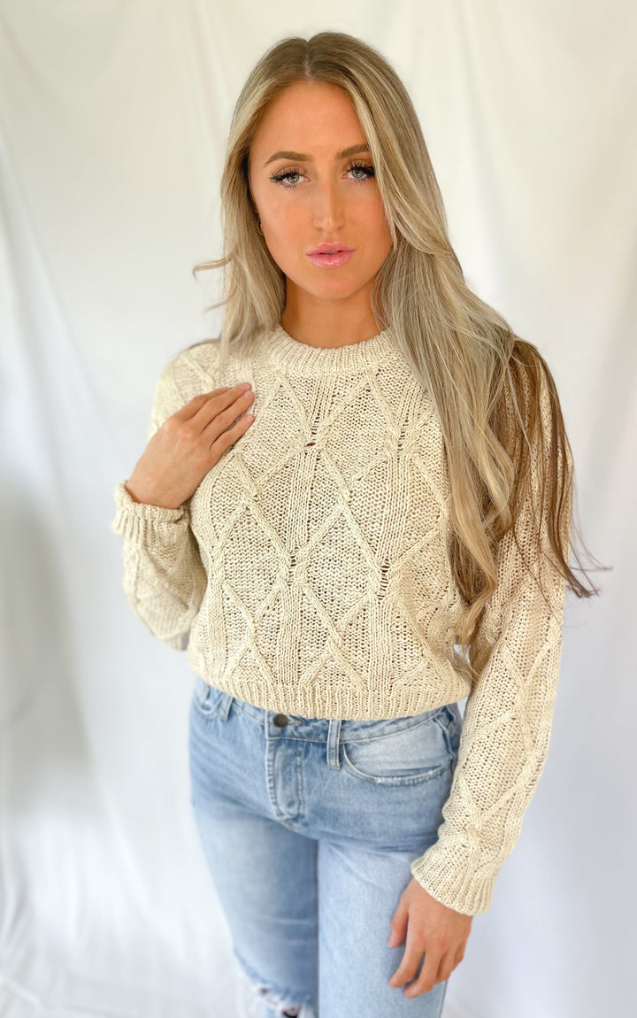 Regina Cable Knit Sweater